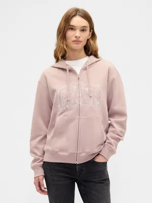 Produktbild von Gap Sweatshirt mit Kapuze, Reißverschluss, warmem Fleece und Logo, Größe S