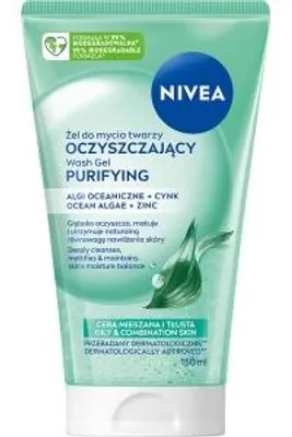Immagine prodotto di Gel detergente viso Nivea per pelli miste e grasse 150 ml