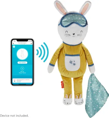 Produktbild von Fisher-Price Dream Bunny s aplikáciou, pomôcka na spanie pre bábätká, tréning spánku pre batoľatá