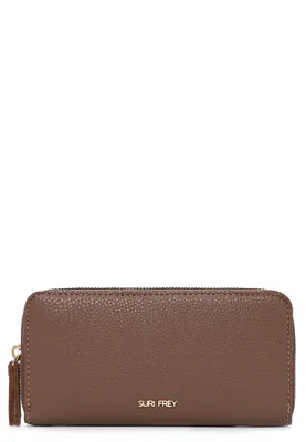 Produktbild von Suri Frey Ketty Damen Reißverschluss Geldbörse Portmonee Zip Wallet 12907, Farbe:Dark Taupe