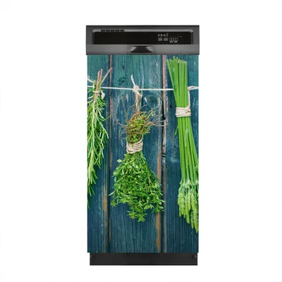 Produktbild von Magnete Dekorative 45x80 cm Küche Magnetmatte Spülmaschine - Hängende Kräuter Herbs