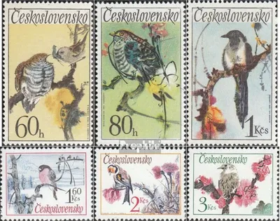 Produktbild von Briefmarken Tschechoslowakei 1972 Mi 2110-2115 (kompl.Ausg.) postfrisch Singvögel