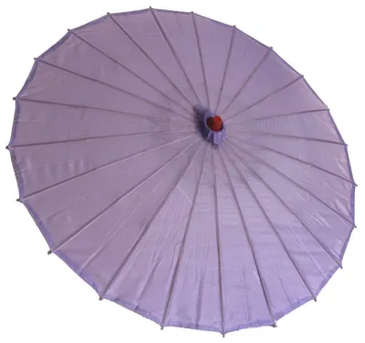 Produktbild von Sonnenschirm 009 lila Deko aus Kunstfaser wasserfest Bambus Ø 84cm Asia
