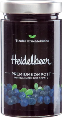 Produktbild von Heidelbeerkompott 750g von Unterweger Konfitüren UWE