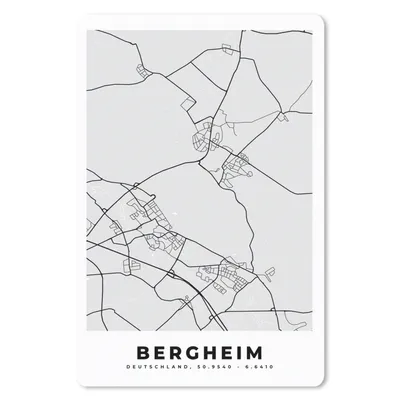 Produktbild von MuchoWow® Mauspad Mousepad Karte - Deutschland - Wetzlar - Stadtplan 18x27 cm - Mousepads - Maus Mat - Pad - Mausunterlage