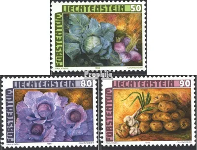 Produktbild von Briefmarken Liechtenstein 1986 Mi 904-906 (kompl.Ausg.) FDC Ackerfrüchte