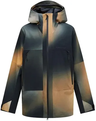 Productafbeelding van PEAK PERFORMANCE Edge HIPE® 3L AOP Shell Jas, heren, kleur: 336 Beam Fade, maat: L