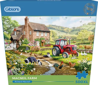 Image de Puzzle Gibson Macneil Farm 500 pièces Paysage Adultes