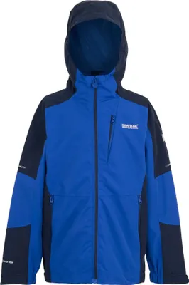 Produktbild von Regatta - "Calderdale II" Jacke, wasserfest für Kinder RG9741 (128) (Königsblau/Marineblau)