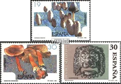 Produktbild von Briefmarken Spanien 1995 Mi 3199-3200,3204 (kompl.Ausg.) postfrisch Pilze