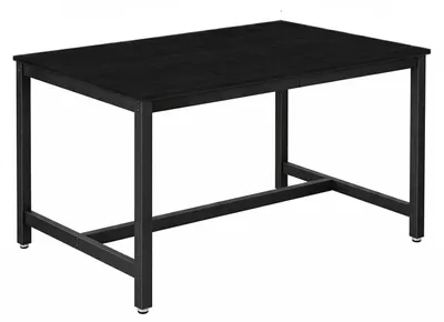 Productafbeelding van Hoppa! | Eettafel van ijzer | Vintage-stijl - Zwart