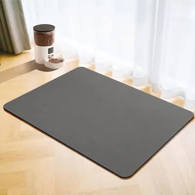 Imagen del producto de Alfombrilla absorbente antideslizante para perros y gatos, de 40x30 cm, ideal para la cocina