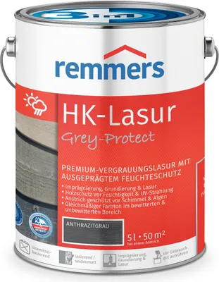 Produktbild von Remmers HK-Lasur 3in1 Grey-Protect anthrazitgrau (FT-20928) 5 l, Holzlasur aussen