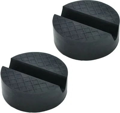 Produktbild von 2 Stück Wagenheber Gummiauflage, Jack-Gummiauflage Universal für Standard Rangierwagenheber, 65 mm*33 mm (Durchmesser / Höhe)