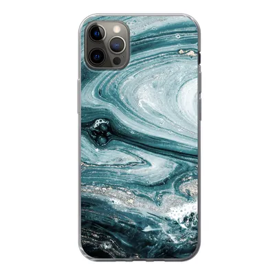 Produktbild von MuchoWow® Handyhülle Schutzhülle Hülle für iPhone 13 Pro Max Marmor - Mineralien - Naturstein Silikon Softcase Handy Hülle - Mobiltelefon