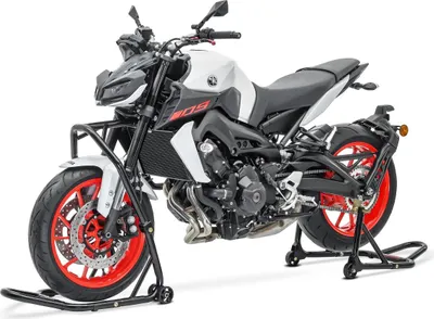 Image de Kit béquille de direction + béquille moto arrière # CL 5 PIN noir