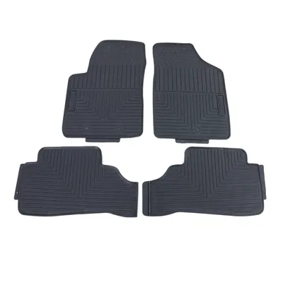 Produktbild von Premium Gummi Fußmatten Set 4-teilig Schwarz für Hyundai i10 PA 07-13