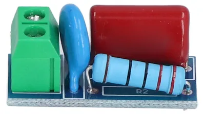 Zdjęcie produktu dla Moduł obwodu absorpcyjnego RC, złącze zaciskane przeciwzakłóceniowe, lekki, przenośny przekaźnik