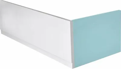 Produktbild von PLAIN 180 Frontschürze 180x59cm, links, weiß