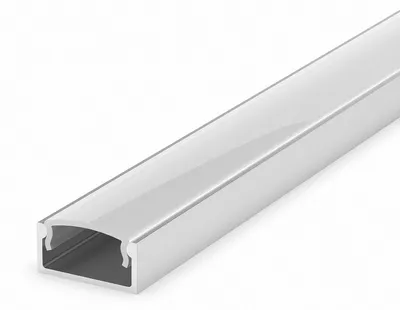 Produktbild von LED Profile in silber P4-1 100CM opal Abdeckung für LED Streifen bis 13mm Breite