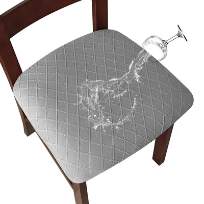 Productafbeelding van Waterdichte stoelhoezen voor eetkamerstoelen, stoelhoezen voor de eetkamer, keuken