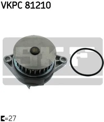 Produktbild von SKF Wasserpumpe für Seat Cordoba Skoda Fabia VW Polo