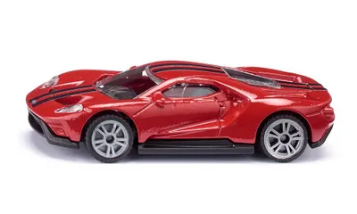 Produktbild von Siku Ford GT, Auto, 3 Jahr(e), Kunststoff, Metall, Rot, Schwarz
