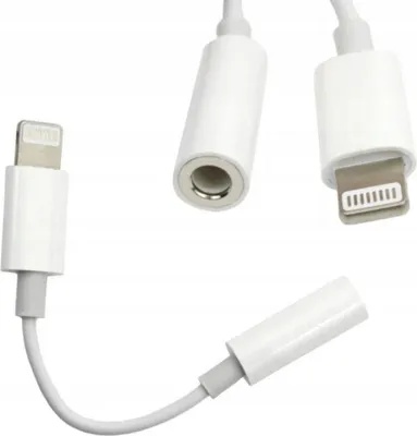 Produktbild von 3,5-mm-Klinkenadapter für iPhone 12 Mini PRO MAX Weiß