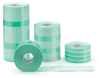Sterilisationsrollen 200x30 mm, 2 Rollen à 100 m, Kraftpapier/Folie