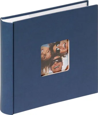 Produktbild von Walther Memo-Einsteckalbum Fun blau 200 Fotos 10x15 cm mit Bildausschnitt