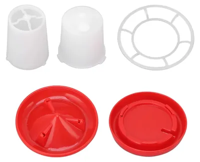 Futter- und Tränkeset für Geflügel, 160g/160ml, Kunststoff