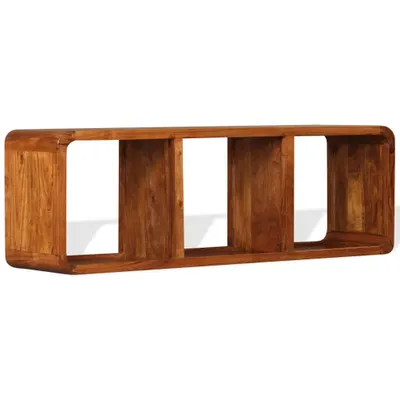 Zdjęcie produktu dla vidaXL Szafka pod telewizor z litego drewna z miodowym wykończeniem 120x30x40 cm