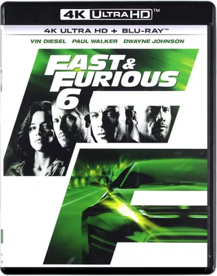 Produktbild von Fast & Furious 6 (nur Originalversion) [BLU-RAY 4K+BLU-RAY]