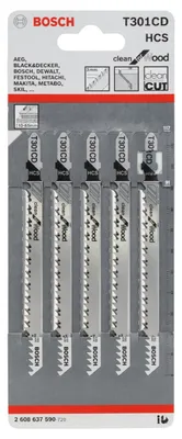 Produktbild von Stichsägeblätter T301Cd 5 Stk - B 2608637590