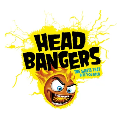 Obrázok produktu pre Tyčinky Head Bangers Crazy Sour s príchuťou jablko a jahoda 200g