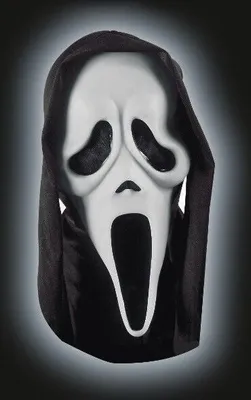 Produktbild von Scream Maske aus dem bekannten Kinofilm - 25cm x 20cm x 10cm; 47449