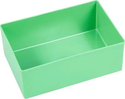 Produktbild von Einsatzbox S4, grün 108x162x63 mm