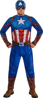 Produktbild von Avengers Endgame – Captain America Jumpsuit Kostüm Größe: L