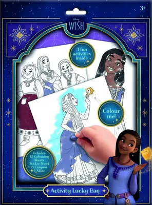 Zdjęcie produktu dla Kolorowanka Disney Wish z naklejkami