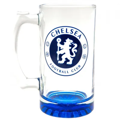 Immagine prodotto di Chelsea FC - Boccale per birra, vetro TA5026 (taglia unica) (Blu)