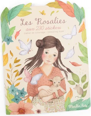 Zdjęcie produktu dla Kolorowanka z obrazkami Les Rosalies, Moulin Roty