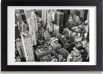 Produktbild von Bild 30x20 MDF-Rahmen, Wandkunst Flug Vogel in New York