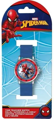 Produktbild von Spiderman Analoge Zeitlernuhr - KIDS LICENSING - SPD4098 - Blau