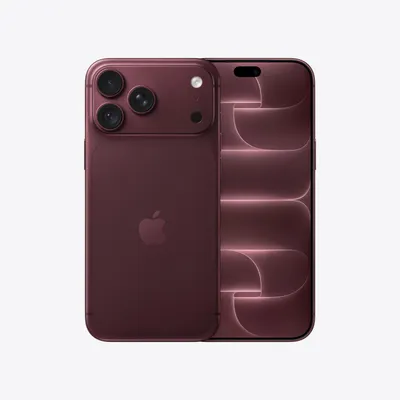 Produktbild von Apple iPhone 18 Pro Max , 17,5 cm (6.9"), 2868 x 1320 Pixel, 1 TB, 48 MP, iOS 27, Burgund