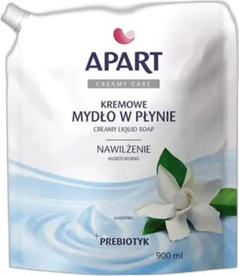 Imagen del producto de Apart Natural Prebiotic, crema limpiadora líquida Gardenia y Vainilla, 900 ml