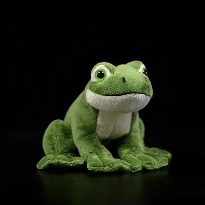 Produktbild von Frosch Kuscheltier 16 cm – Weiches Plüsch Stofftier im natürlichen Design