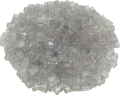 Produktbild von LEGO® 1x2 Steine Bausteine Transparent - 3004 NEU! Menge 500x