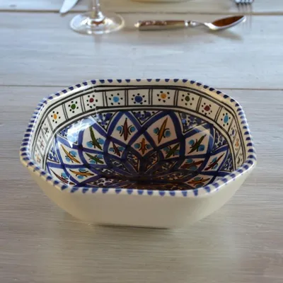 Obrázek produktu pro Bakir modrá osmiboká mísa - š 16 cm
