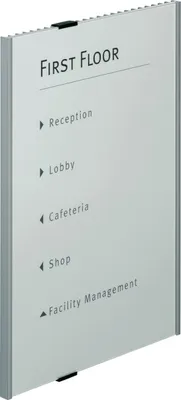 Produktbild von Türschild Info Sign A3 hoch 297x420mm Packung mit 5 Stück