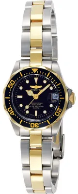 Obrázok produktu pre Invicta Pro Diver 8941 Dámske Hodinky - Quartz Hnací Mechanizmus - Nerezová Oceľ s Čiernym Ciferníkom - 24 mm